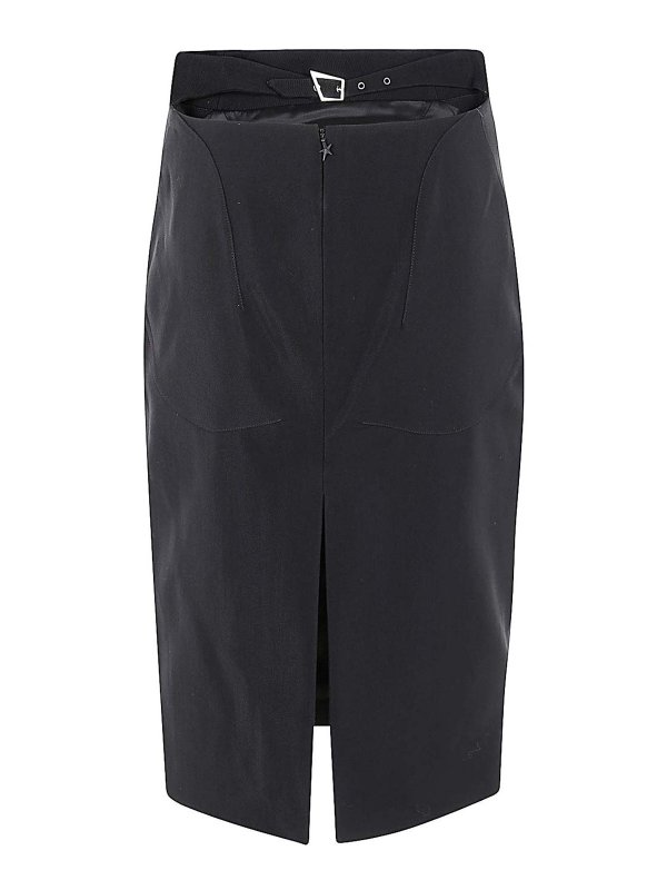 MUGLER: Knee length skirts & Midi online - Viscose skirt