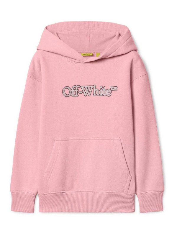 OFF-WHITE: Sudaderas y suéteres - Sudadera - Rosado