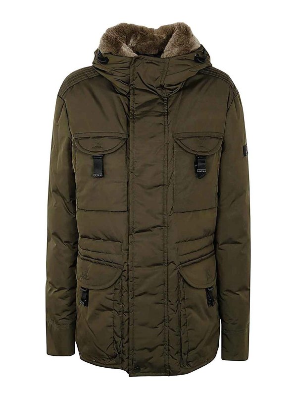 PEUTEREY: Fourrure - Manteau En Fourrure - Vert