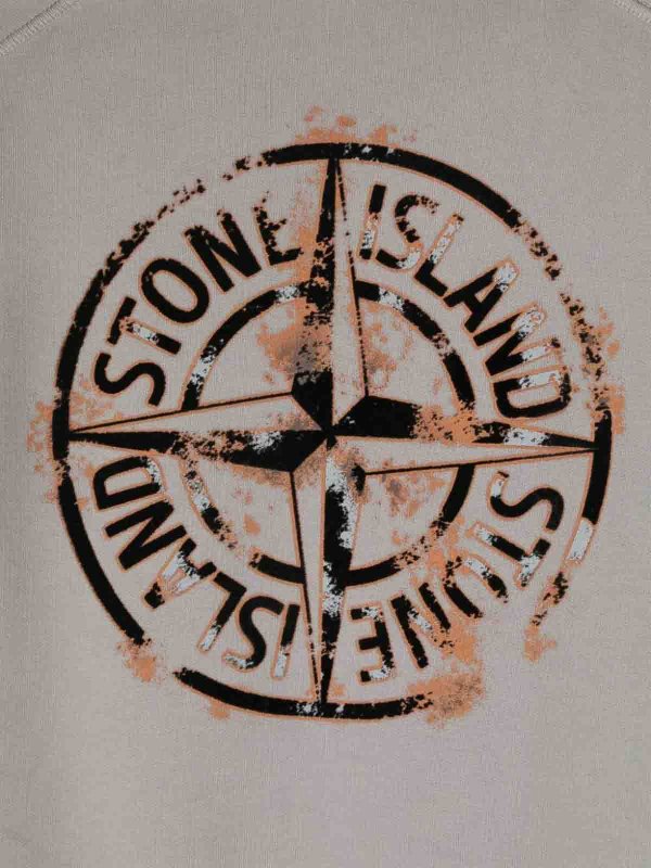 Stone Island Junior: Sudaderas y suéteres online - Sudadera - Gris