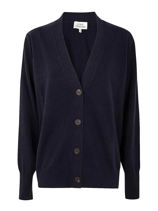 STUDIO NICHOLSON: cardigans - wool Cardigan