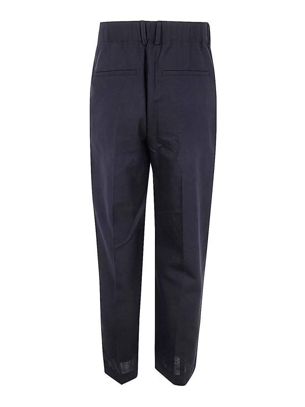 STUDIO NICHOLSON: casual trousers online - Drawcord Pant