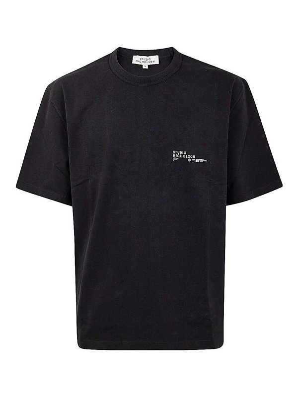 STUDIO NICHOLSON: T-shirts - T-Shirt - Noir