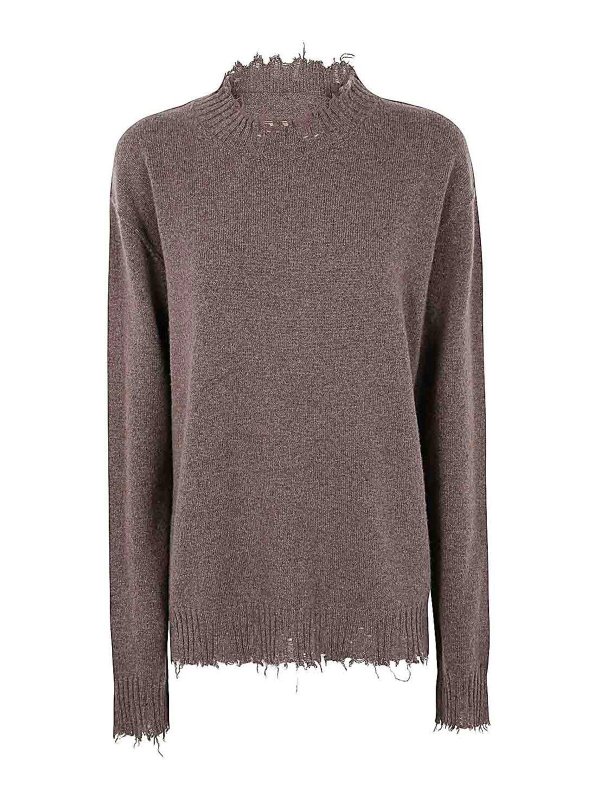 UMA WANG: Tops und Tank Tops - Top - Braun