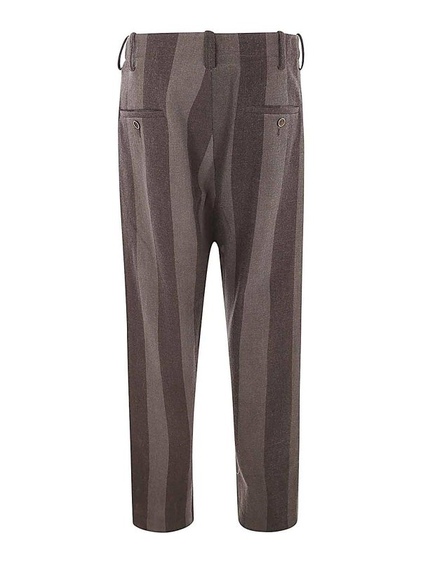 UMA WANG: Pantalons casual online - Pantalons Décontractés - Gris