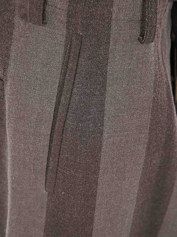 The Best Shops UMA WANG: Pantalons casual - Pantalons Décontractés - Gris