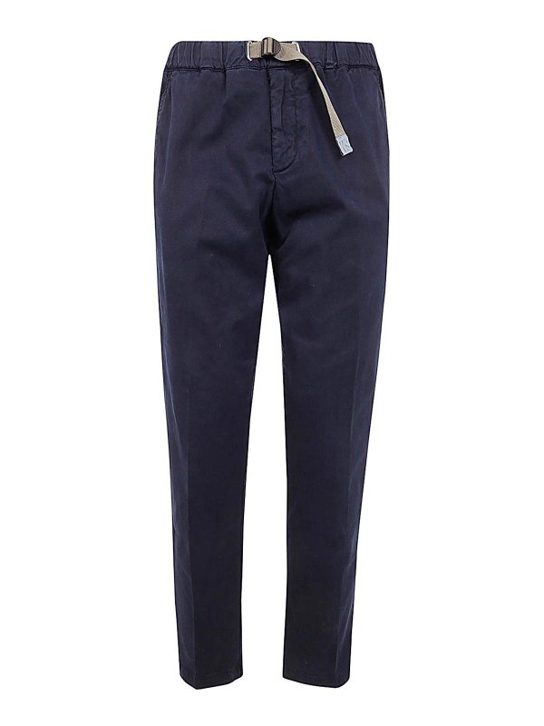 WHITE SAND: カジュアルトラウザー - カジュアルパンツ - ブルー