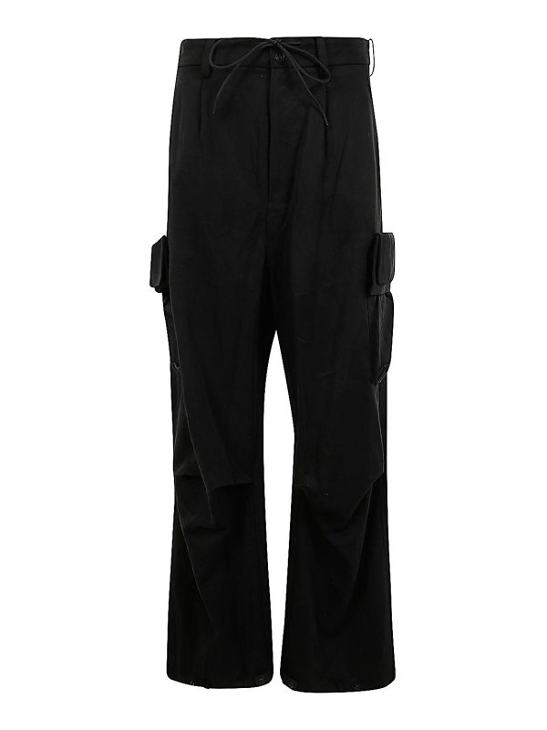 Y-3: カジュアルトラウザー - カジュアルパンツ - 黒