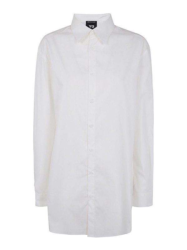 Y-3: Camisas - Camisa - Blanco