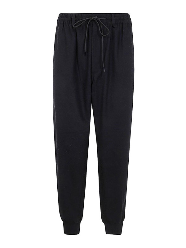 Y-3: Pantalones casual - Pantalón Casual - Negro