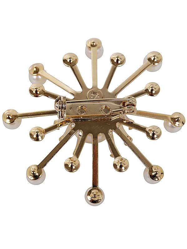 HELENE ZUBELDIA: Brooches online - Kiku Brooch Pearl