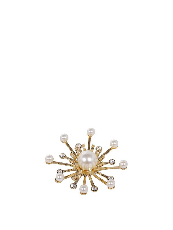 The Best Shops HELENE ZUBELDIA: Brooches - Kiku Brooch Pearl
