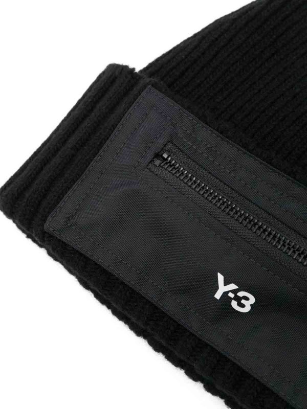 Y-3: Gorros online - Gorro - Negro