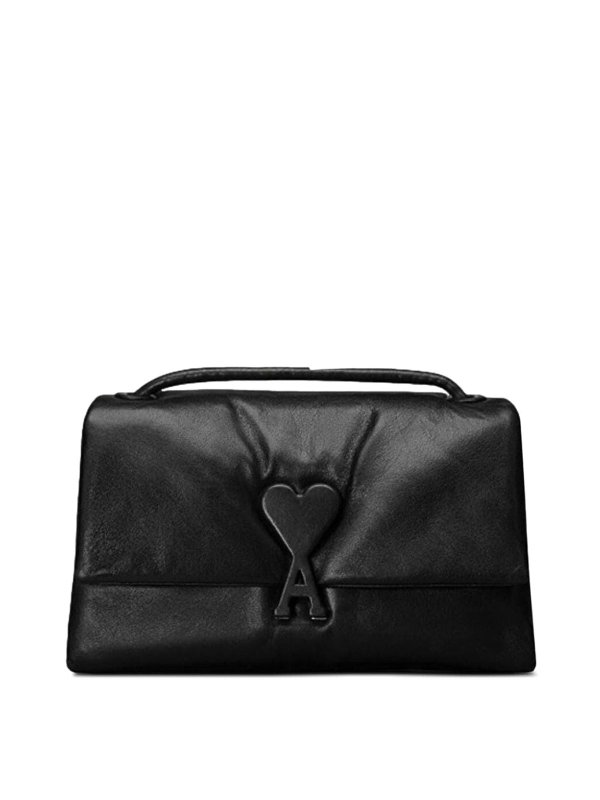 AMI PARIS: cross body bags - Leather bag