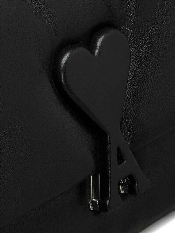 AMI PARIS: cross body bags online - Leather bag