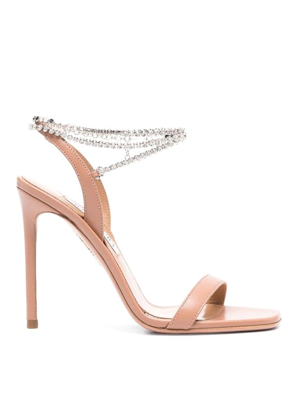 Aquazzura: sandals - Leather sandals