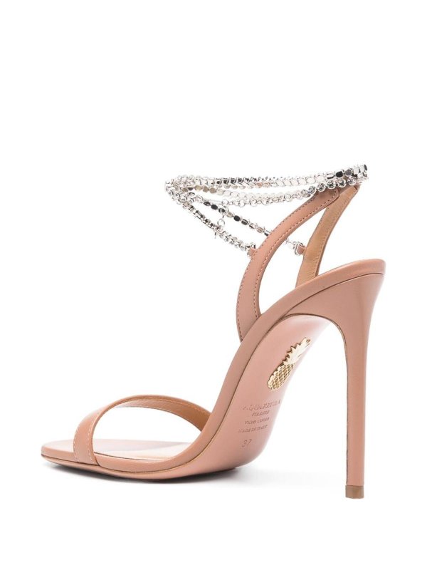 Leather sandals shop online: Aquazzura