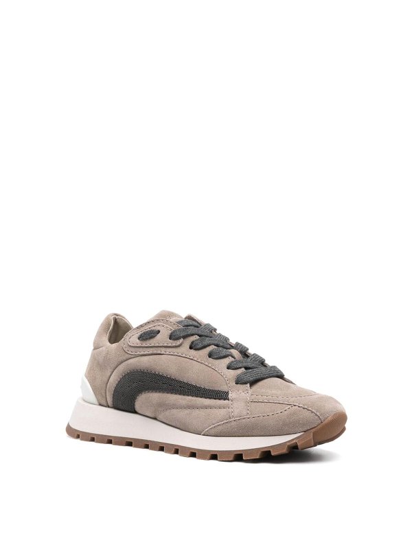 BRUNELLO CUCINELLI: trainers online - Leather sneakers