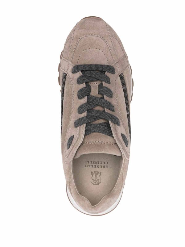 The Best Shops BRUNELLO CUCINELLI: trainers - Leather sneakers