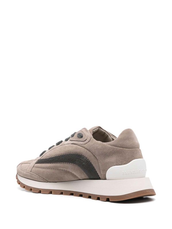 Leather sneakers shop online: BRUNELLO CUCINELLI