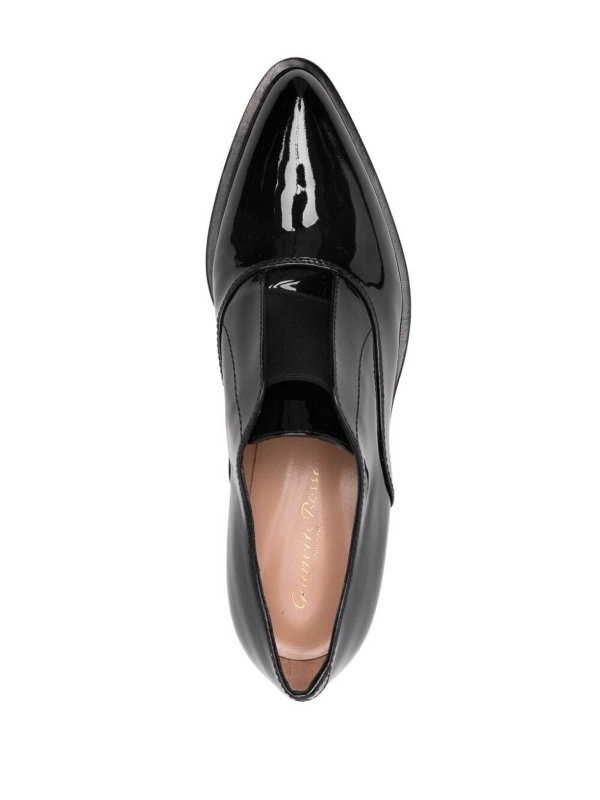 Gianvito Rossi: Chaussures à lacets online - Chaussures À Lacets - Noir