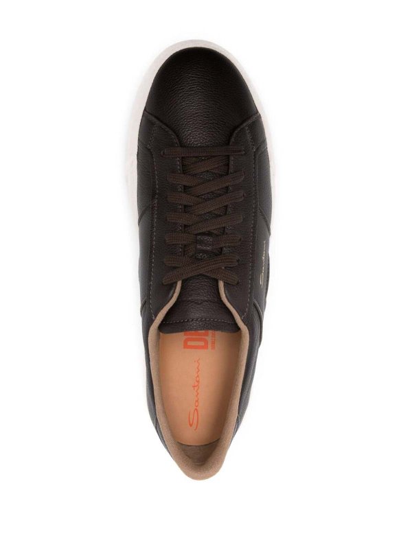 SANTONI: trainers online - Leather sneakers