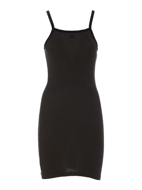 Courreges: ショートドレス - ショートドレス - 黒