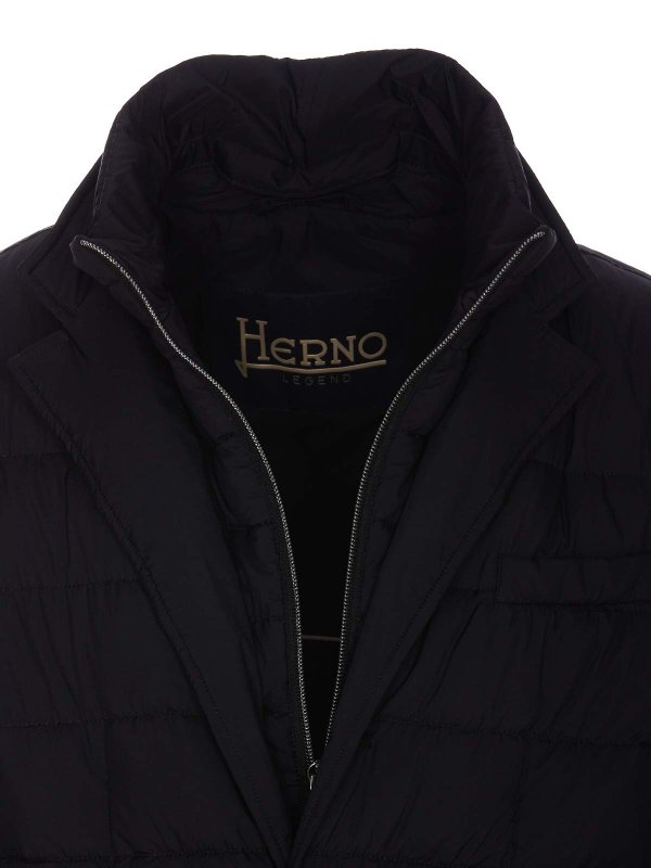 ダウンジャケット - 黒 shop online: HERNO
