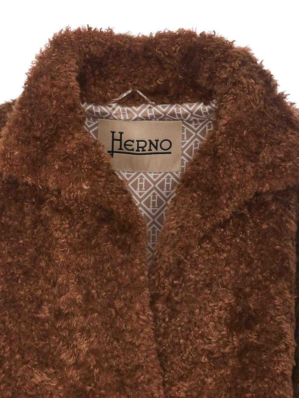 Kurzer Mantel - Braun shop online: HERNO