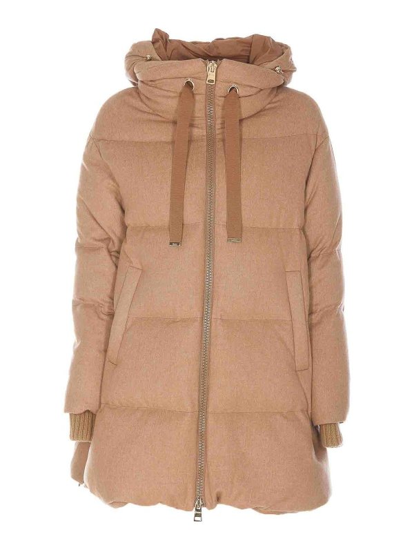 HERNO: Kurze Daunenjacken - Daunenjacke - Beige