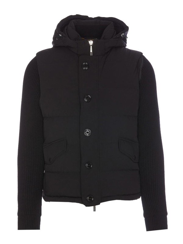 MOORER: Kurze Daunenjacken - Daunenjacke - Schwarz