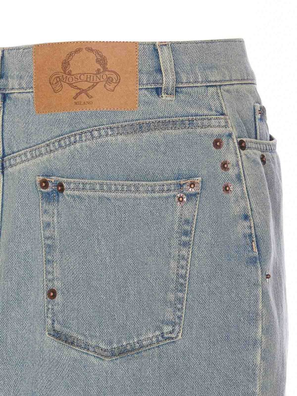 The Best Shops MOSCHINO: gonne al ginocchio  e longuette - Gonna di jeans