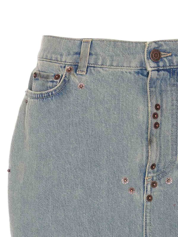 Gonna di jeans shop online: MOSCHINO