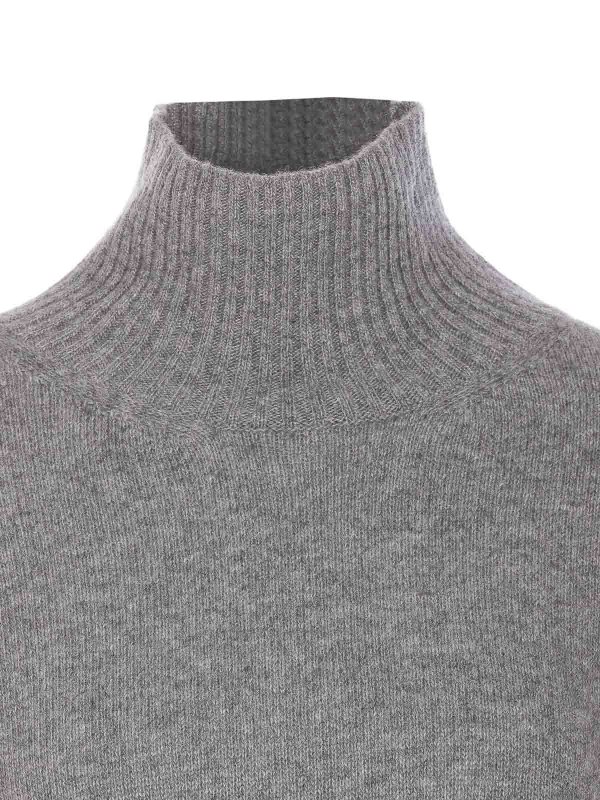 Rundhalspullover - Grau shop online: ROBERTO COLLINA