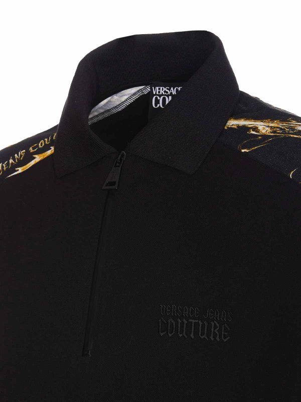 The Best Shops Versace Jeans Couture: Polos - Polo - Negro