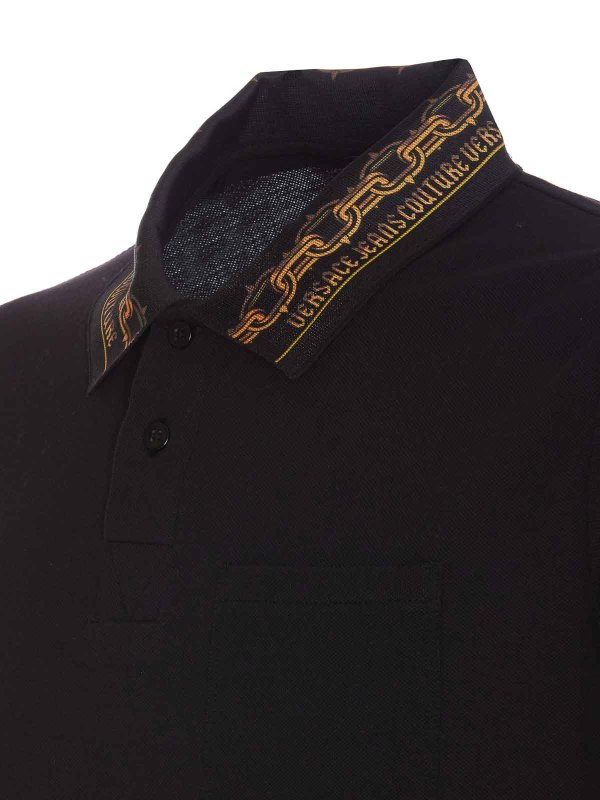 The Best Shops Versace Jeans Couture: ポロシャツ - ポロシャツ - 黒