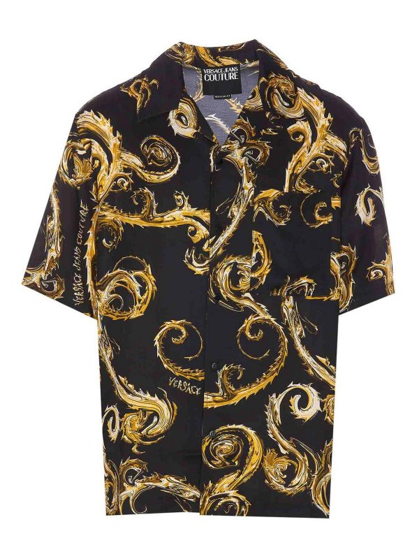 Versace Jeans Couture: camicie - Camicia bowling