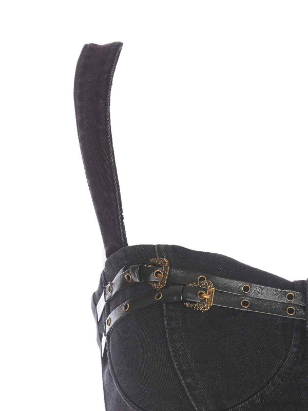 トップ/タンクトップ - 黒 shop online: Versace Jeans Couture