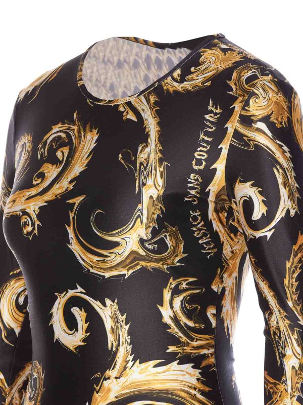 The Best Shops Versace Jeans Couture: トップス＆タンクトップ - トップ/タンクトップ - 黒