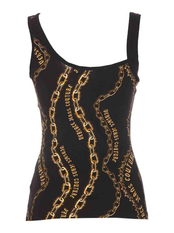 Versace Jeans Couture: Tops und Tank Tops online - Top - Schwarz
