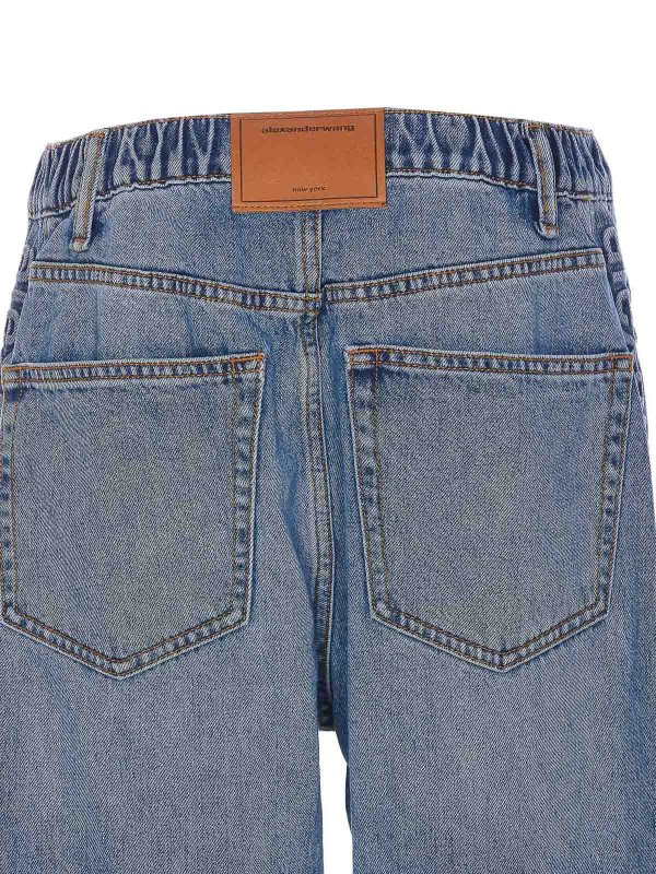 The Best Shops ALEXANDER WANG: ストレートジーンズ - ストレートジーンズ - ブルー