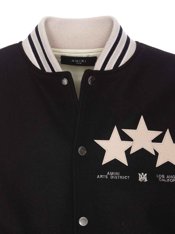 Varsity bomber shop online: AMIRI
