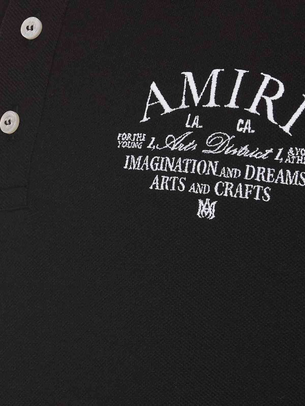 The Best Shops AMIRI: Polos - Polo - Negro