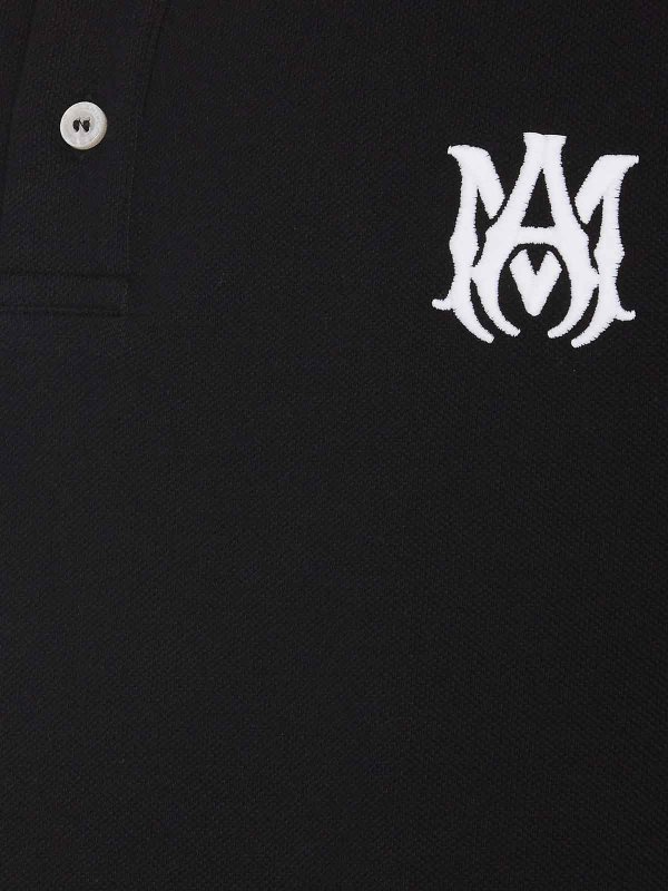 The Best Shops AMIRI: ポロシャツ - ポロシャツ - 黒