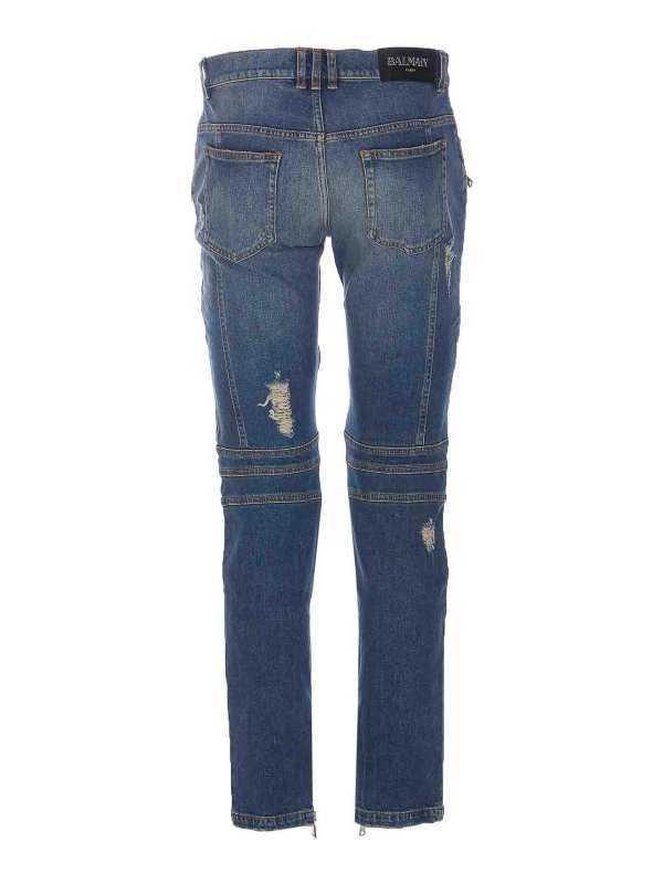 Balmain: jeans dritti, a sigaretta online - Jeans sottili