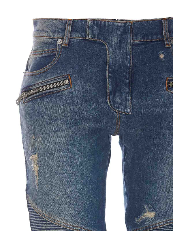 Jeans sottili shop online: Balmain