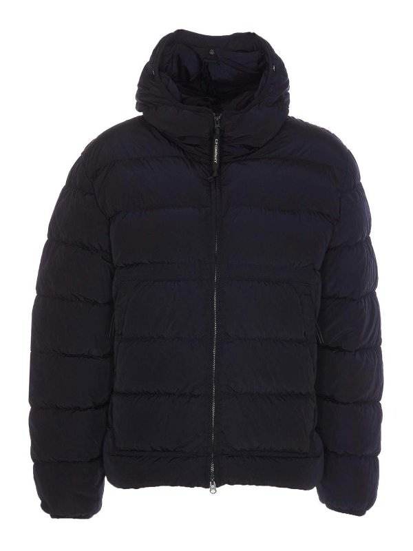 C.P. COMPANY: ダウン・ハイテクジャケット - ダウンジャケット - ブルー