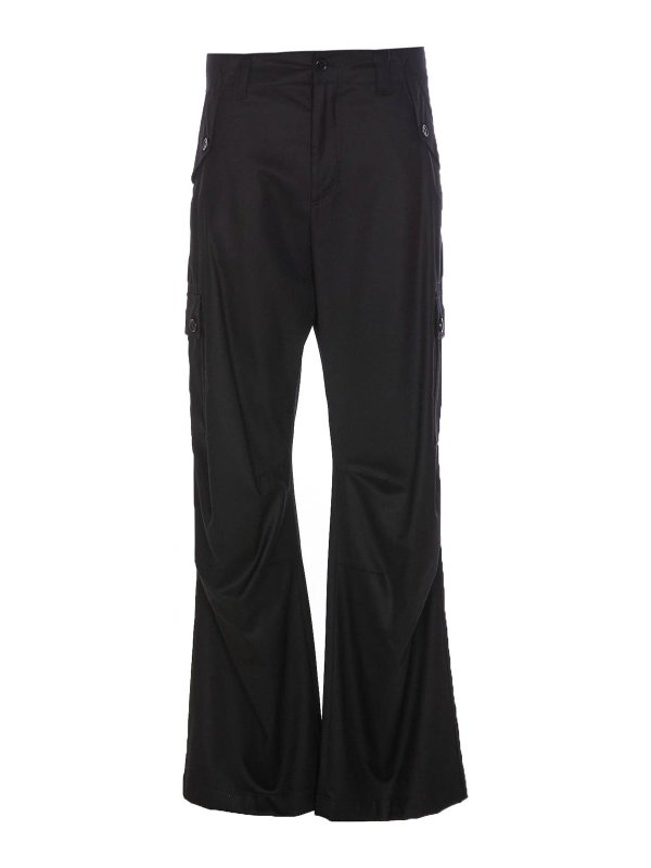 DOLCE & GABBANA: Pantalones casual - Pantalón Casual - Negro