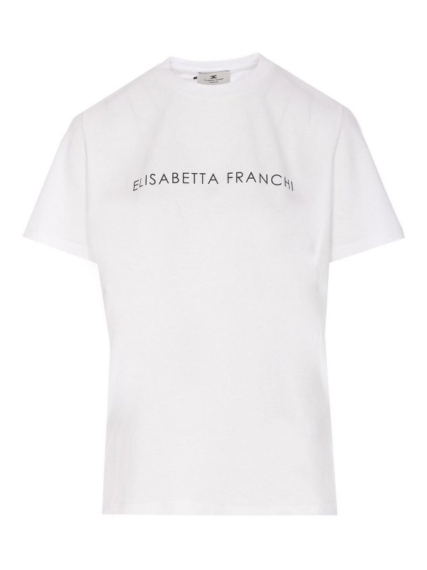 ELISABETTA FRANCHI: t-shirt - T-shirt con logo