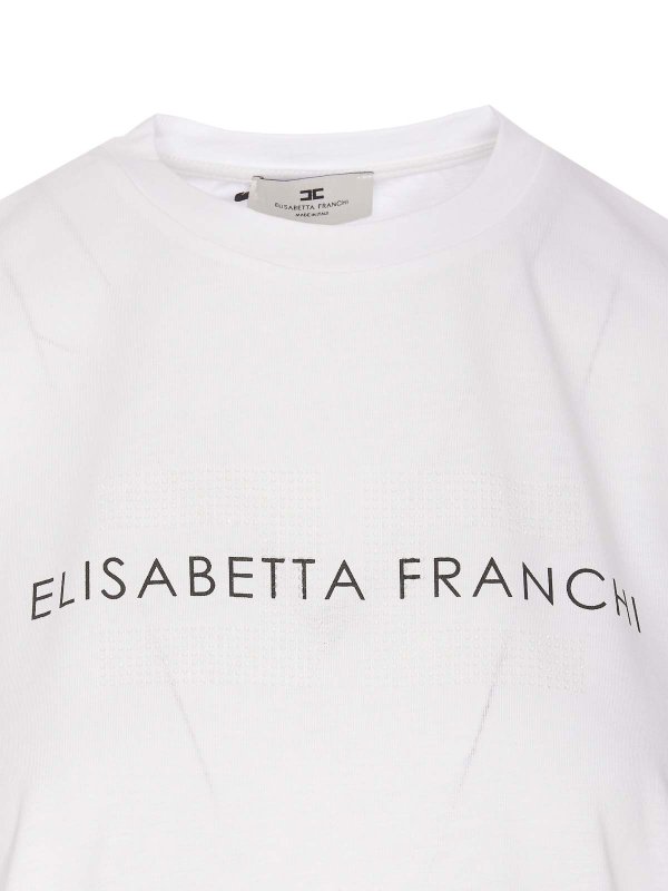 T-shirt con logo shop online: ELISABETTA FRANCHI